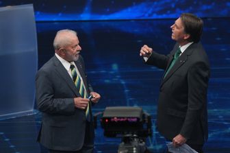 Confronto tv tra Lula e Bolsonaro&nbsp;