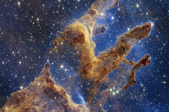 I Pilastri della Creazione fotografati dal Telescopio Webb