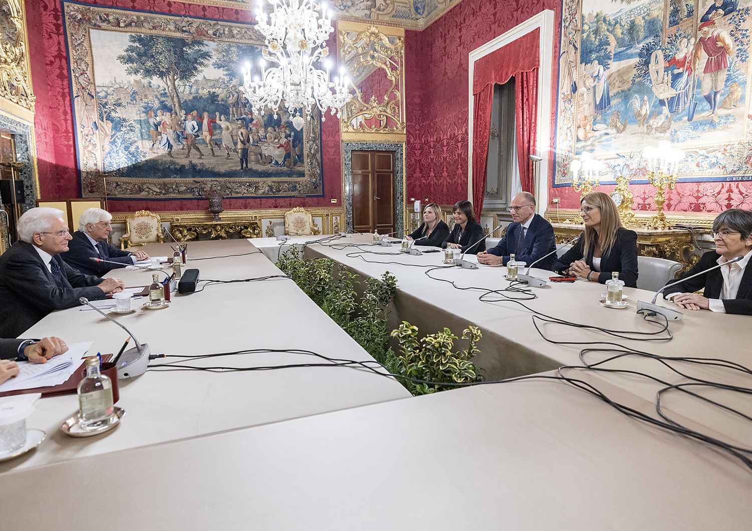 Delegazione del Pd ricevuta dal presidente Sergio Mattarella&nbsp;