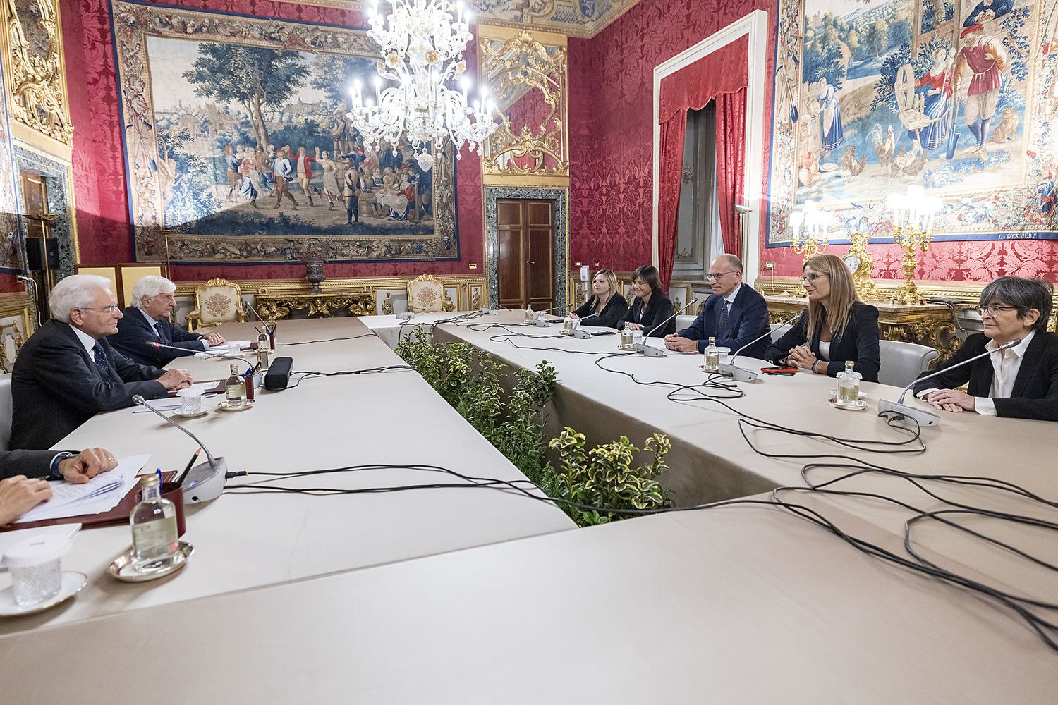 Delegazione del Pd ricevuta dal presidente Sergio Mattarella&nbsp;