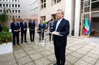 Il premier Mario Draghi&nbsp;