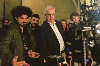 Walter Veltroni sul set di 'Ora tocca a noi - Storia di Pio La Torre'