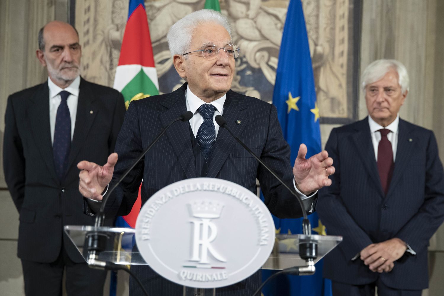 Il presidente Sergio Mattarella&nbsp;