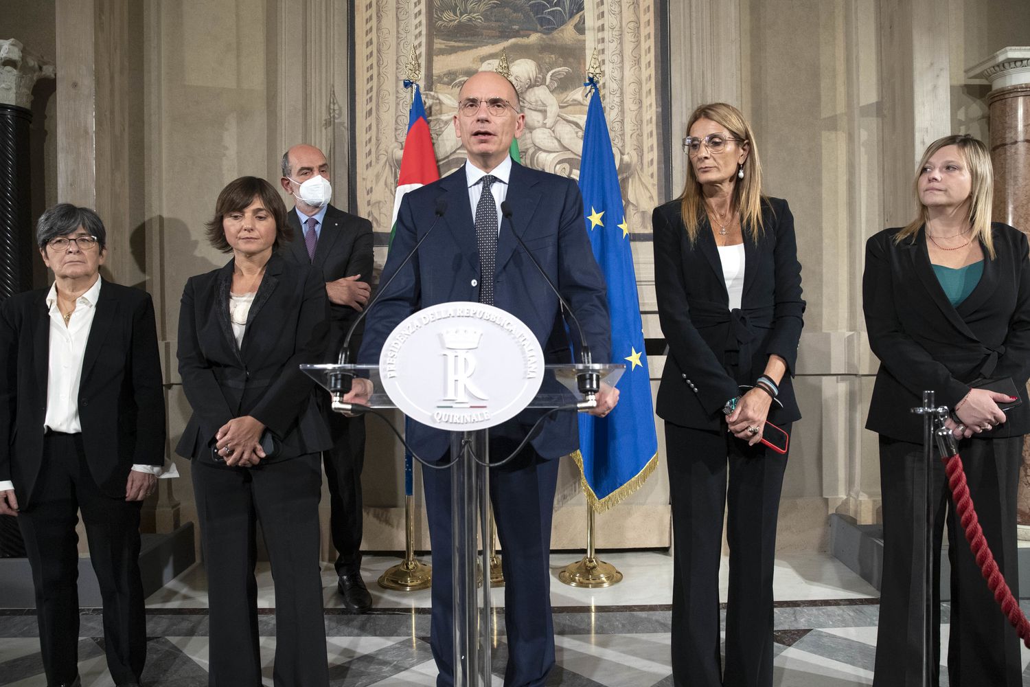 La delegazione del Partito democratico al Quirinale&nbsp;