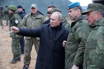Putin e l&rsquo;esercito russo