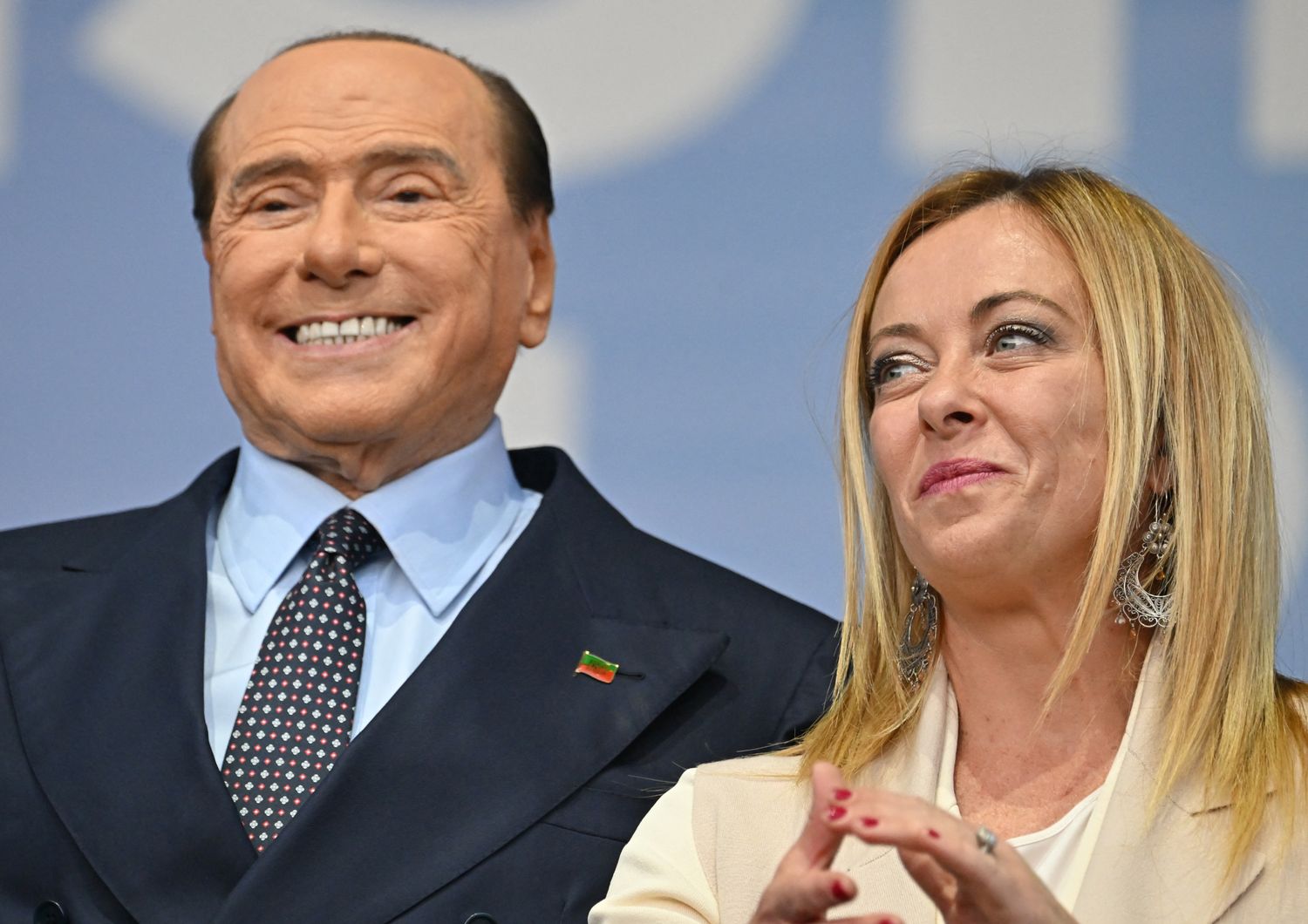 Silvio Berlusconi e Giorgia Meloni