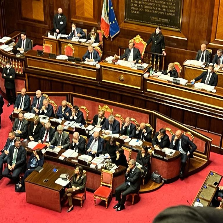 Il governo Meloni in Senato