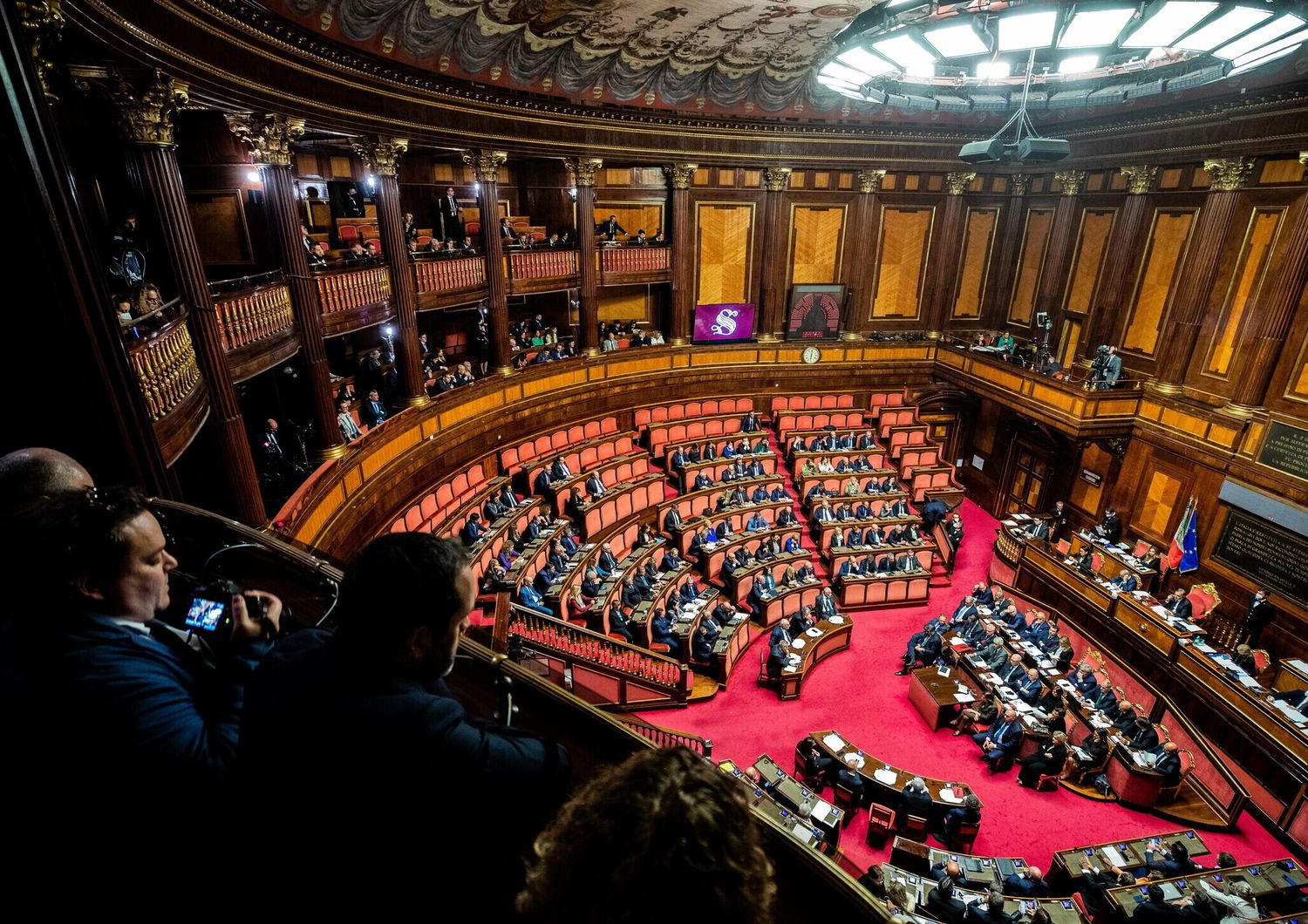 L'aula del Senato