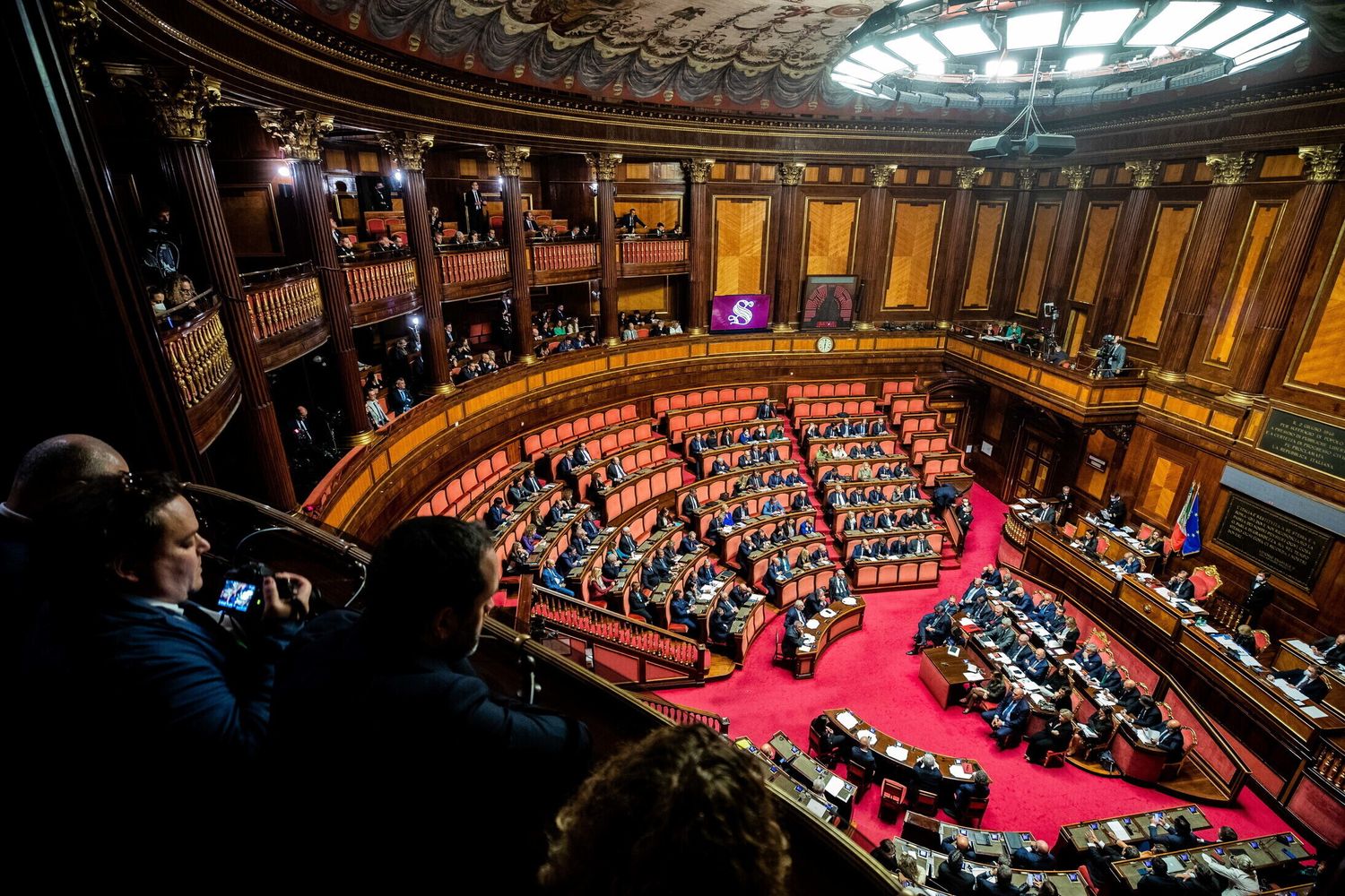 L'aula del Senato