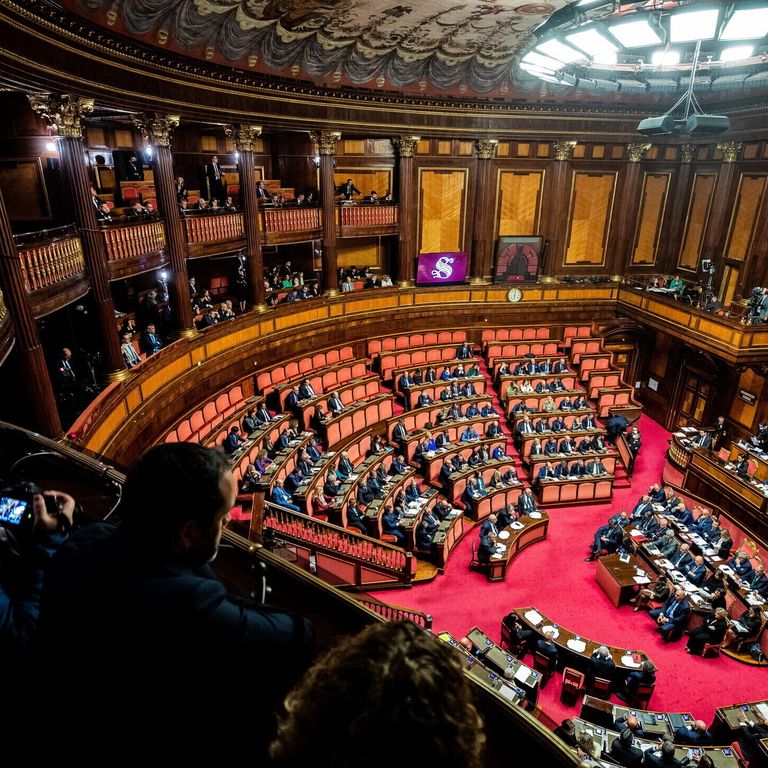 L'aula del Senato
