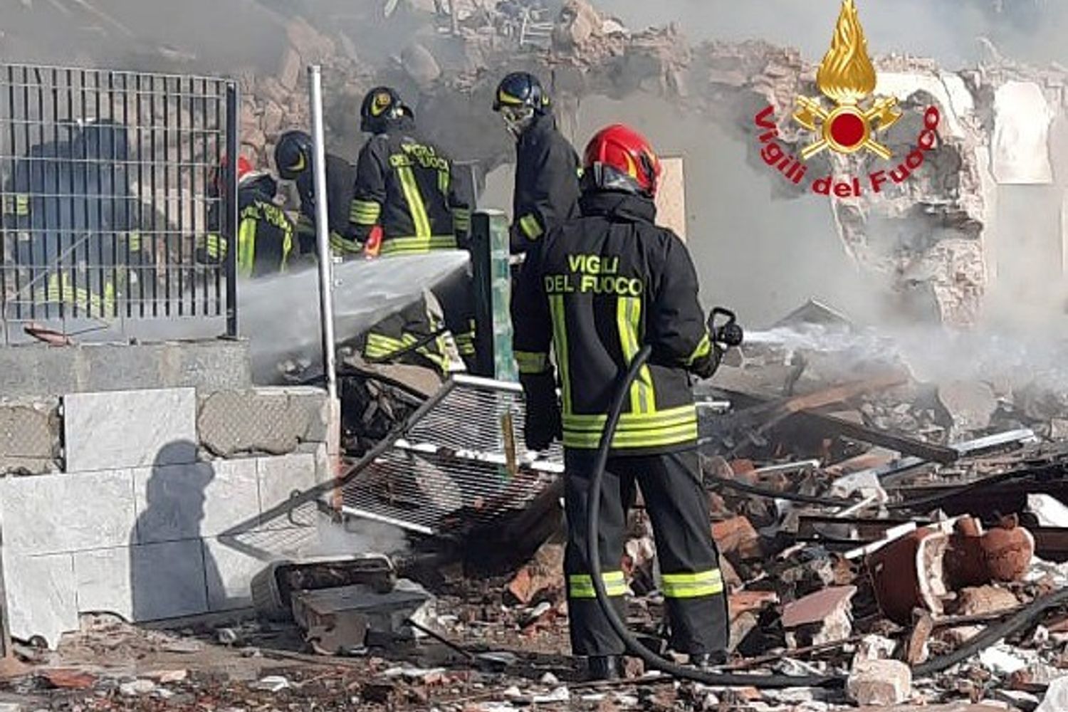 La palazzina esplosa a Lucca&nbsp;