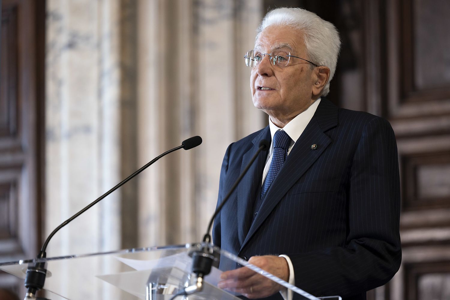 Il presidente Sergio Mattarella&nbsp;