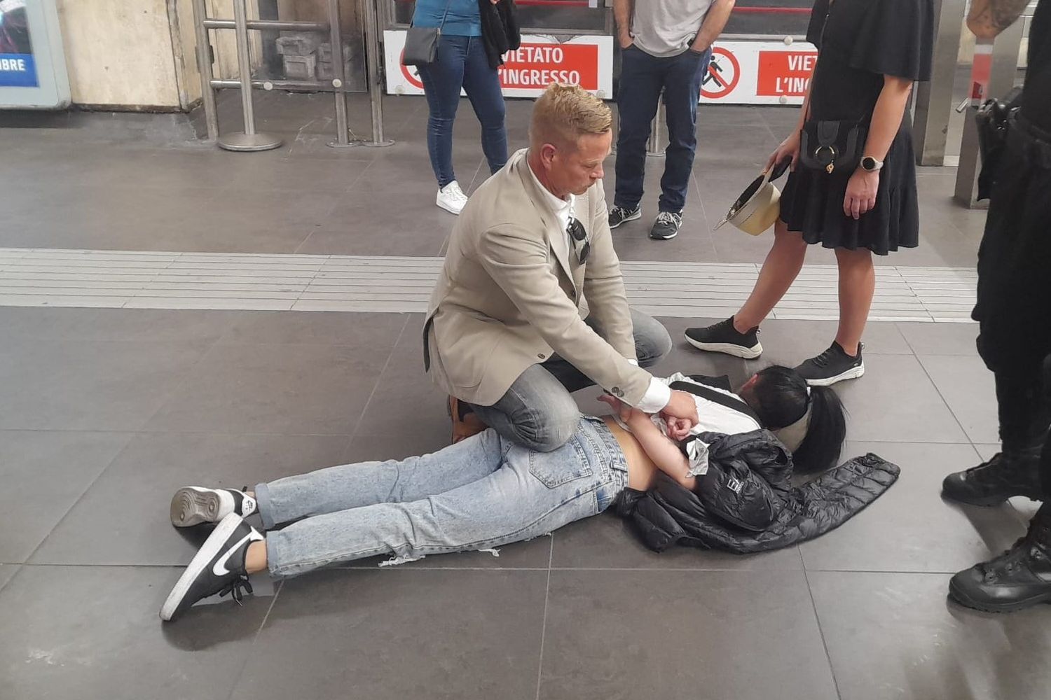 Il turista che ha bloccato la ragazza alla fermata della metropolitana Piazza di Spagna&nbsp;