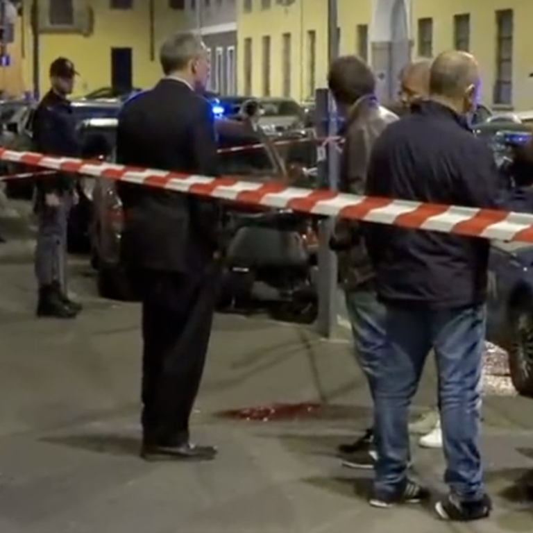 Il luogo dell'agguato a Vittorio Boiocchi