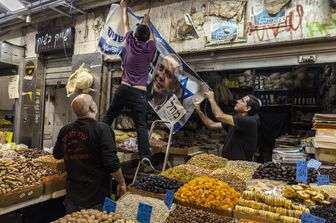 Manifesto elettorale a Gerusalemme&nbsp;