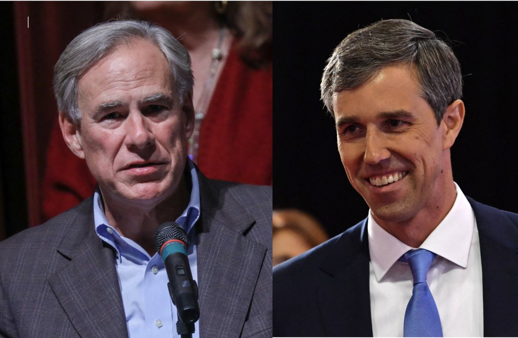 Greg Abbott e Beto O'Rourke