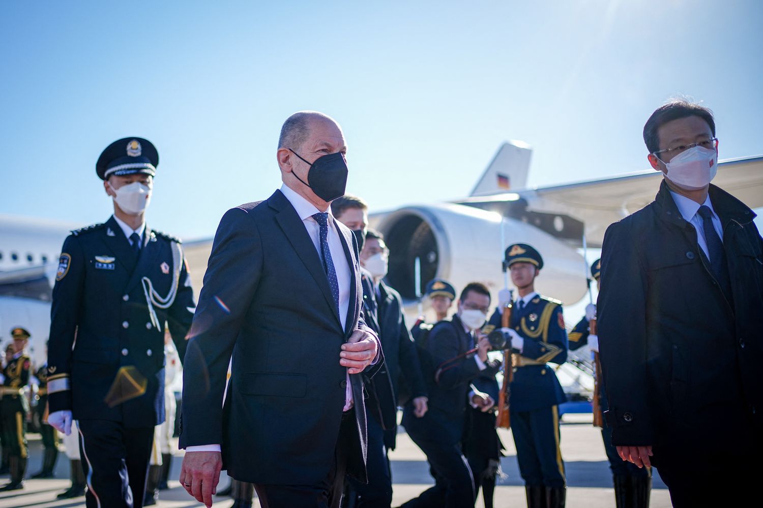 Olaf Scholz a Pechino