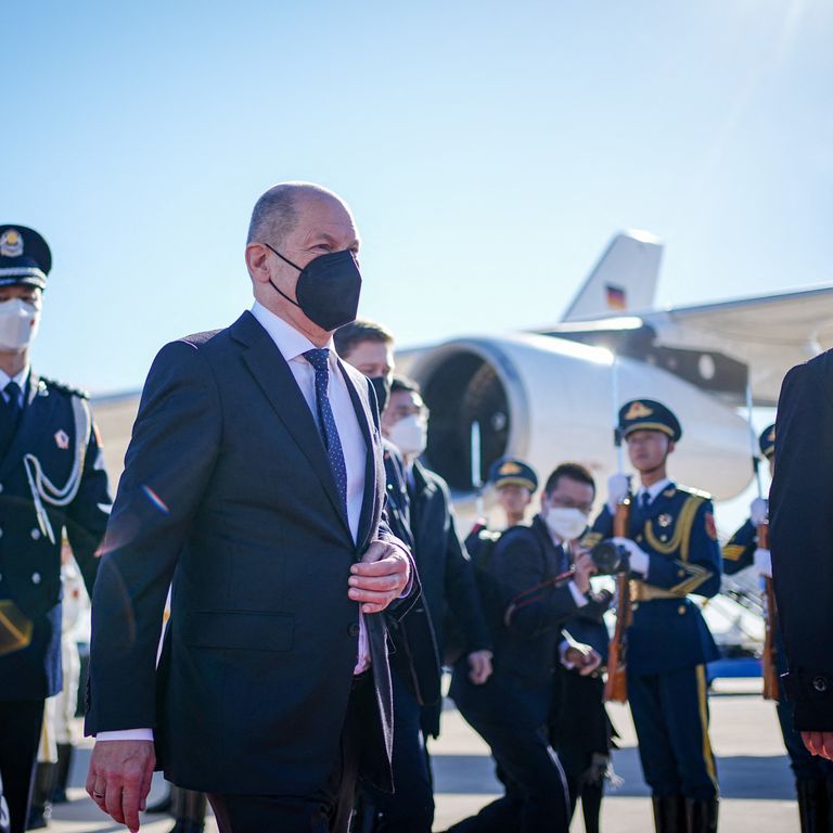 Olaf Scholz a Pechino