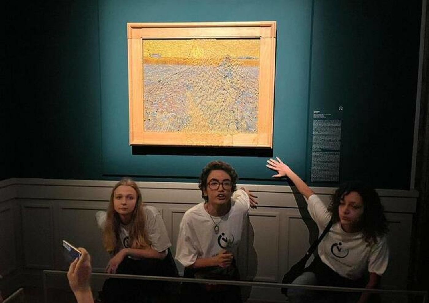 Ambientalisti imbrattano quadro Van Gogh