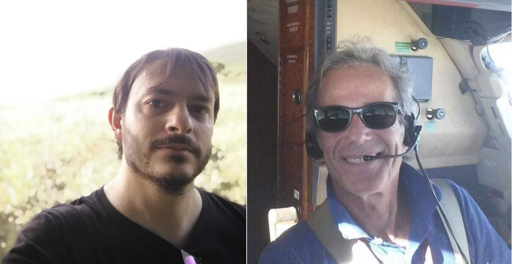 I piloti dell'elicottero precipitato