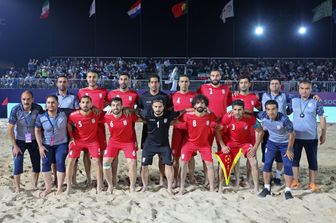 La nazionale iraniana di Beach Soccer&nbsp;