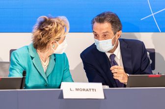 Letizia Moratti e Attilio Fontana
