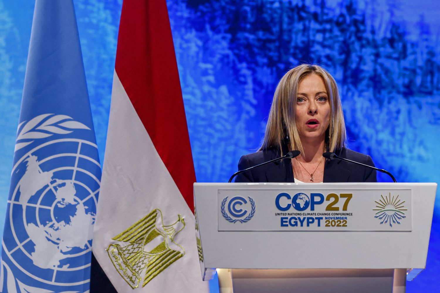 &nbsp;Giorgia Meloni alla Cop27
