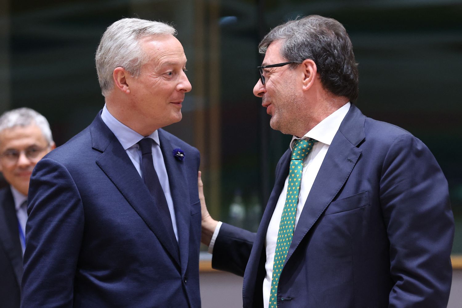 Giancarlo Giorgetti e Bruno Le Maire