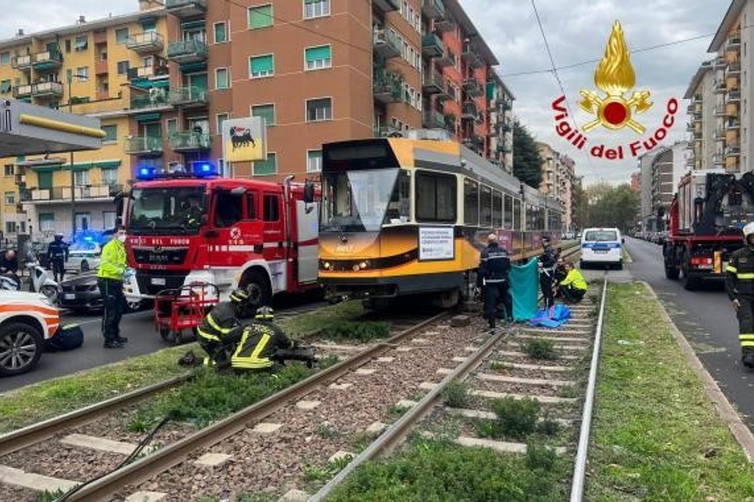 L'incidente in viale Tito Livio a Milano