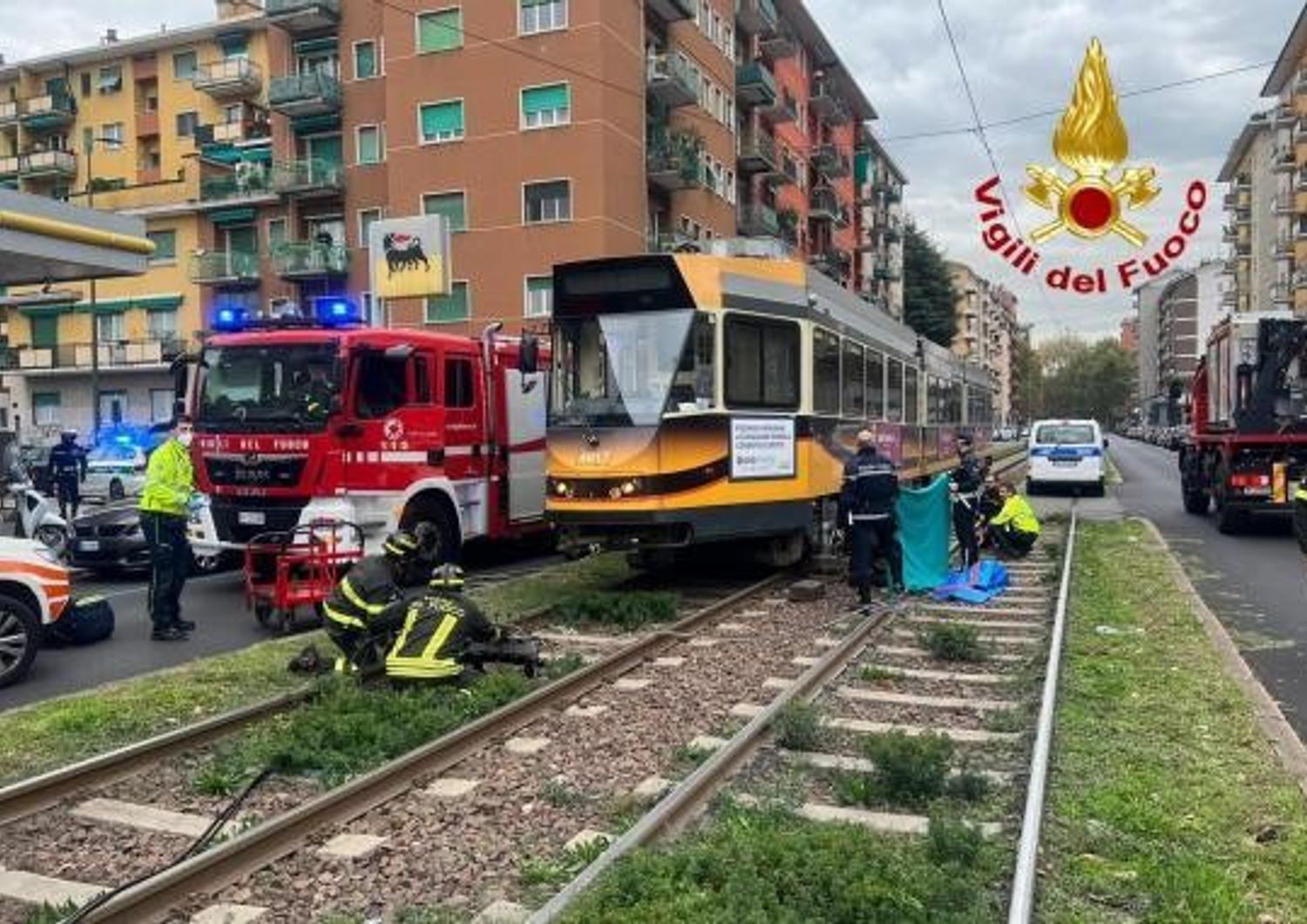 L'incidente in viale Tito Livio a Milano