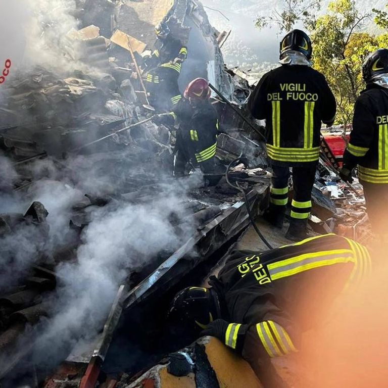 Il crollo dell'abitazione nel Nuorese