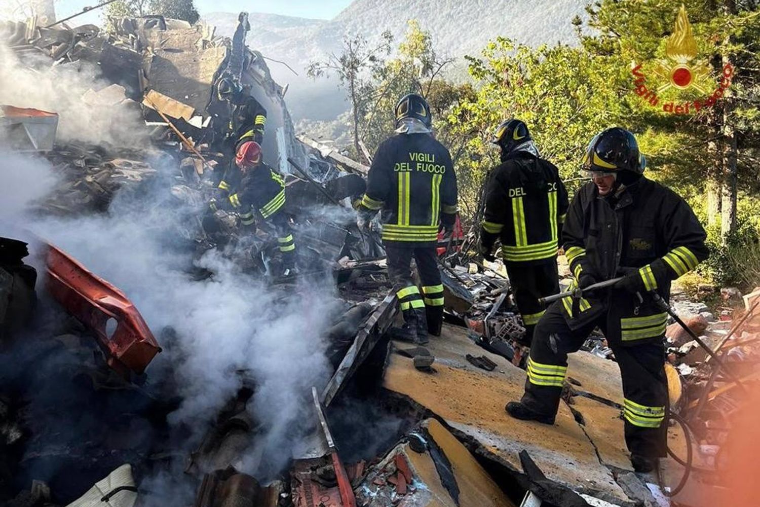 Il crollo dell'abitazione nel Nuorese