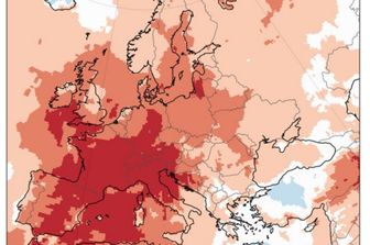 La temperatura media dell'aria nell'ottobre del 2022&nbsp;