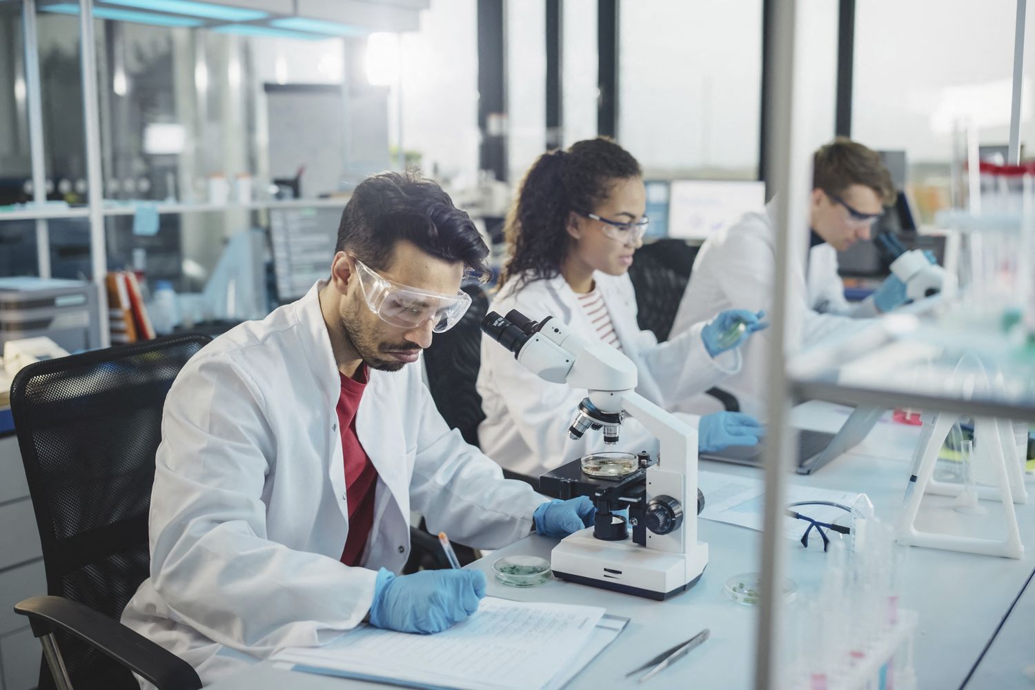 Giovani ricercatori scientifici