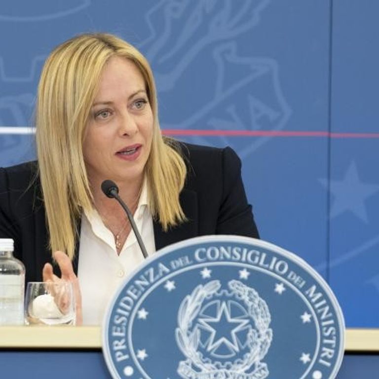 Il premier Giorgia Meloni&nbsp;
