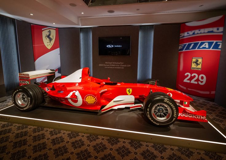 La F2003-GA Chassis 229 di Michael Schumacher