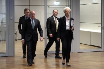 Lagarde e il board della Bce