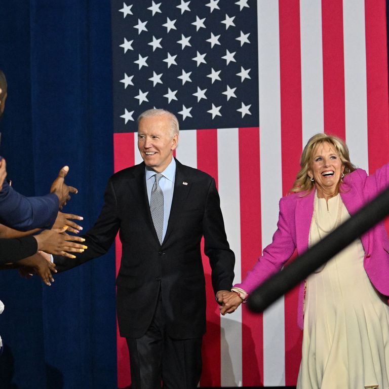 Il presidente Biden con la First Lady Jill.