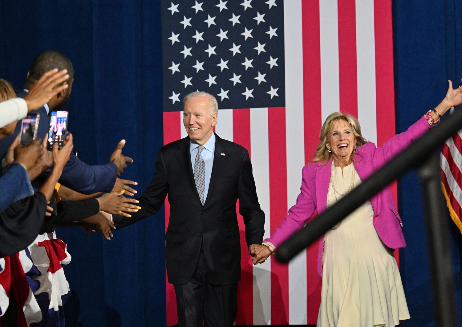 Il presidente Biden con la First Lady Jill.