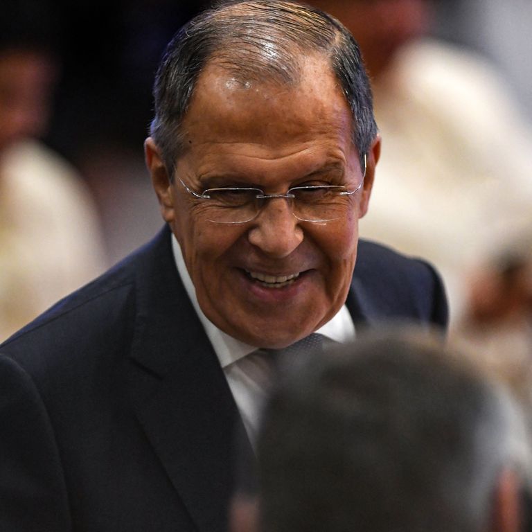 Il&nbsp;ministro degli Esteri russo Serghei Lavrov