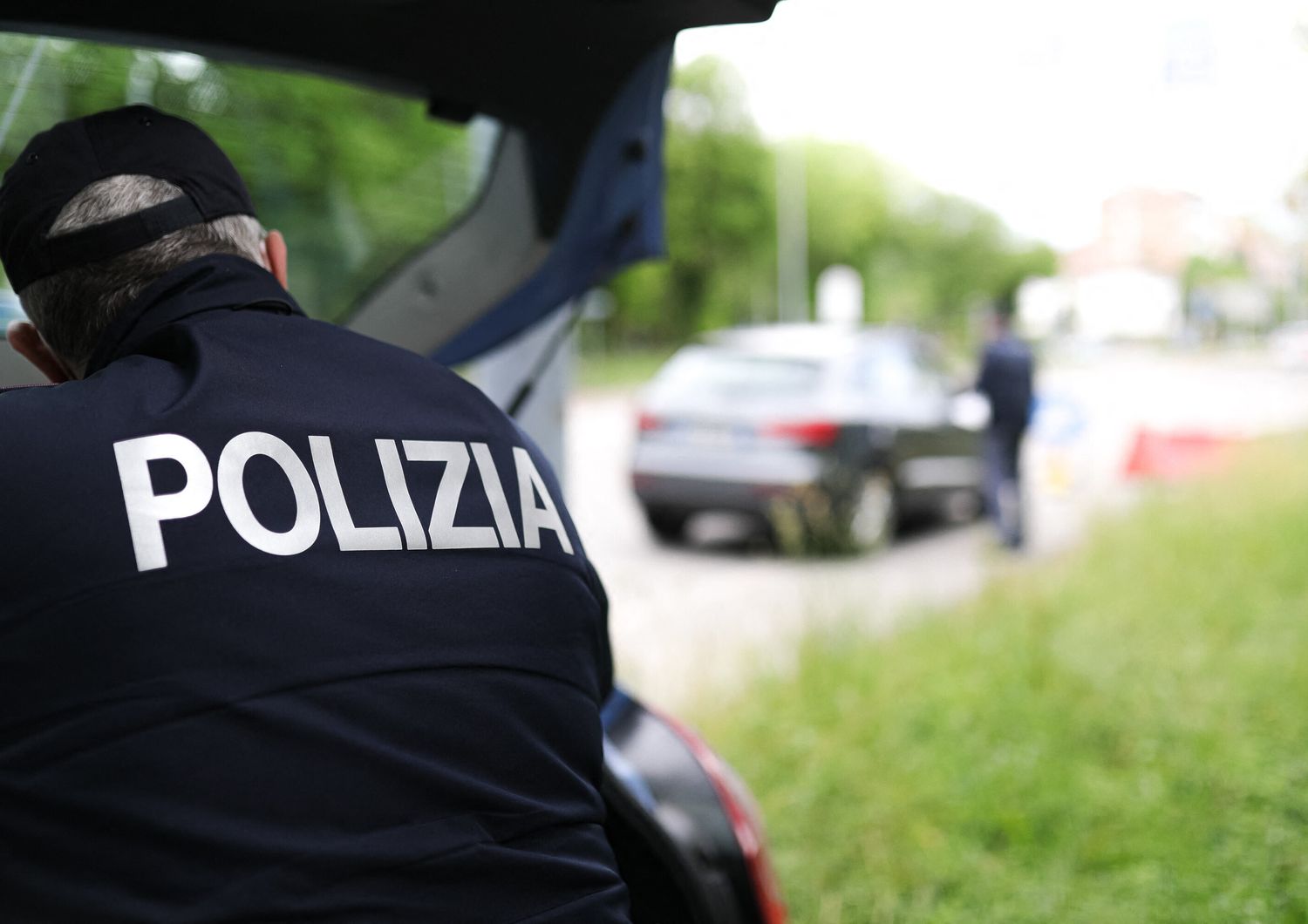 Un'auto della polizia&nbsp;