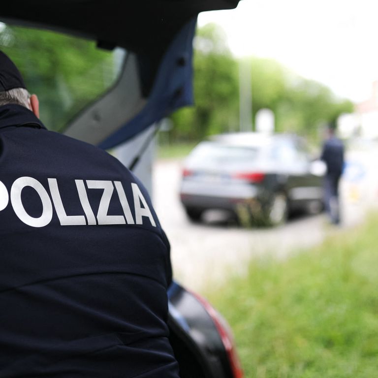 Un'auto della polizia&nbsp;