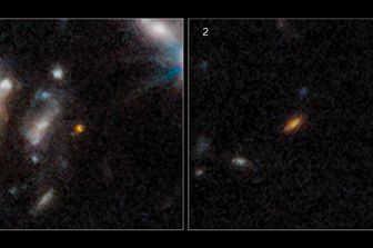 telescopio Webb immortala due galassie origine cosmo