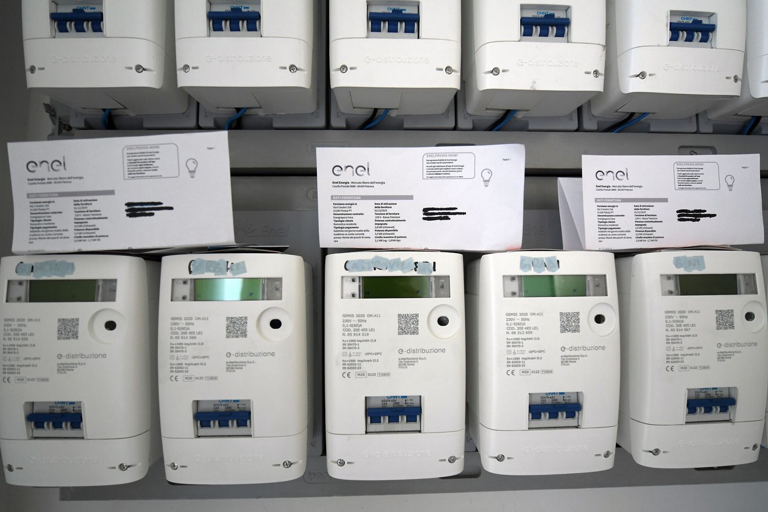 Contatori e bollette Enel