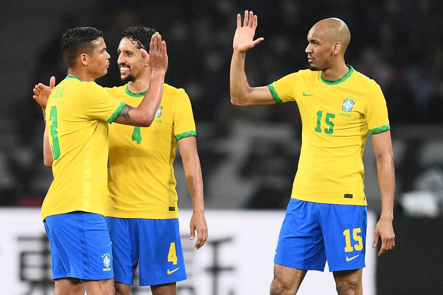 Thiago Silva, Marquinhos e Fabinho