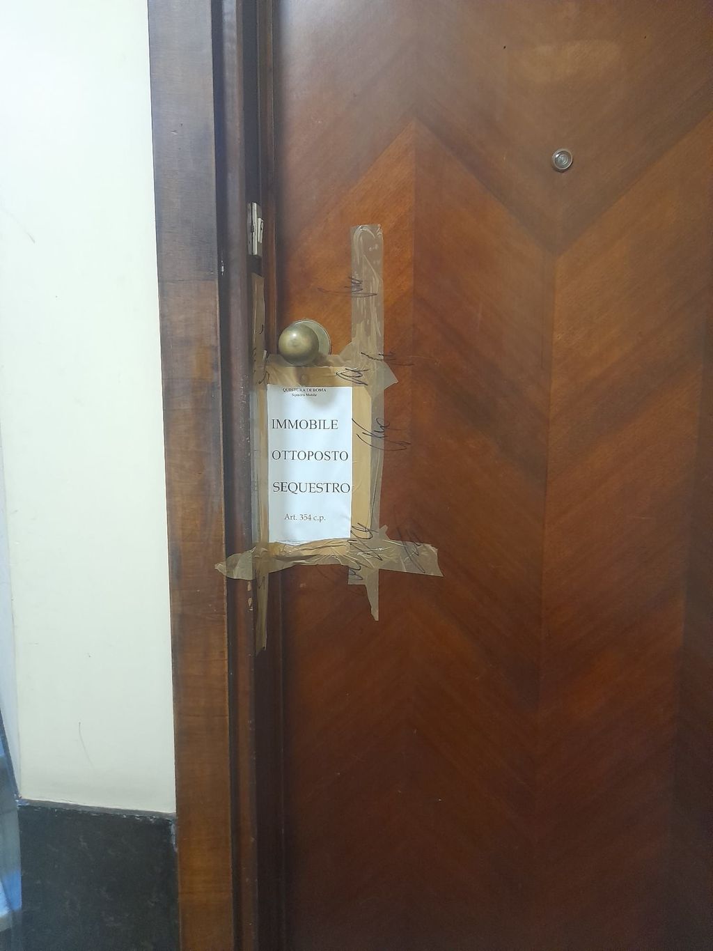 Il luogo di uno degli omicidi del quartiere Prati