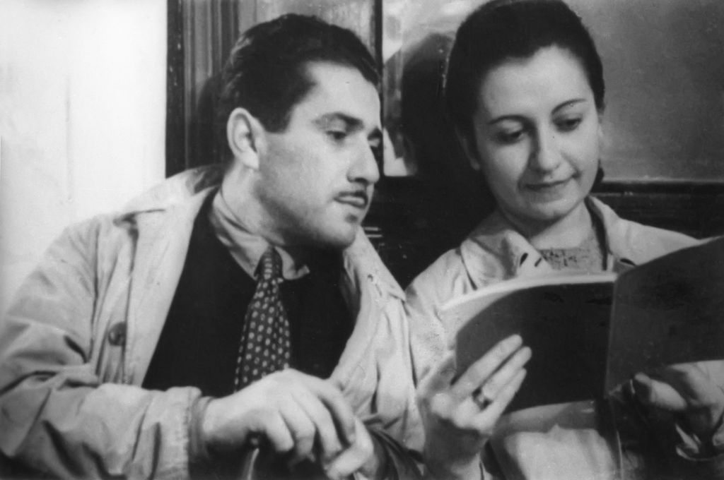Ennio Flaiano con la moglie Rosa