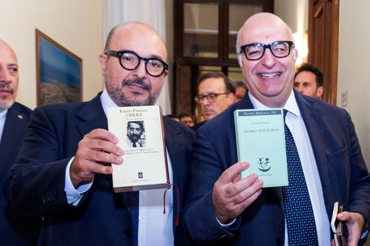 Gennaro Sangiuliano e Mario Sechi