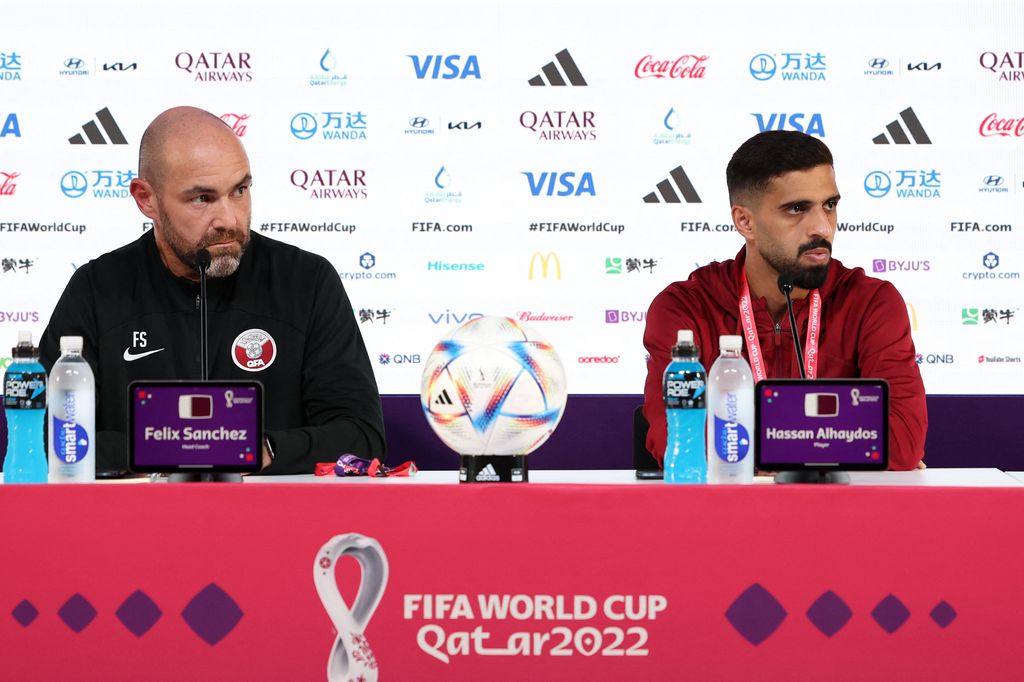 L'allenatore spagnolo del Qatar Felix Sanchez&nbsp;