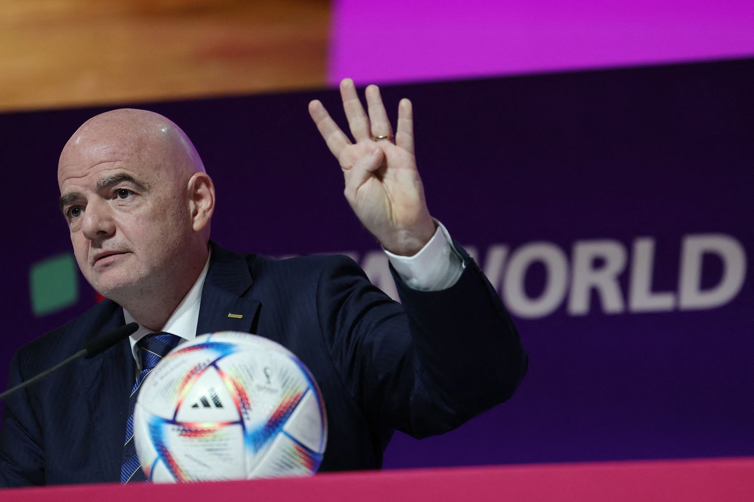 Il presidente della FIFA Gianni Infantino&nbsp;